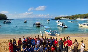 Dalam Rangka HUT HARHUBNAS 2022, BPTD Padang bai Laksanakan Giat Bersih