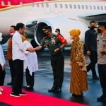 Pangdam II/Swj Sambut Kunker Presiden RI di Provinsi Lampung