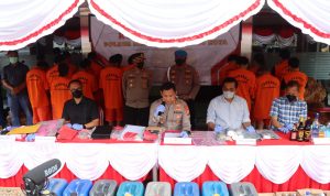 Kurang Dari 2 Minggu, Polres Metro Tangerang Kota Ungkap Kasus Judi, Narkotika, Miras Hingga Pungli 