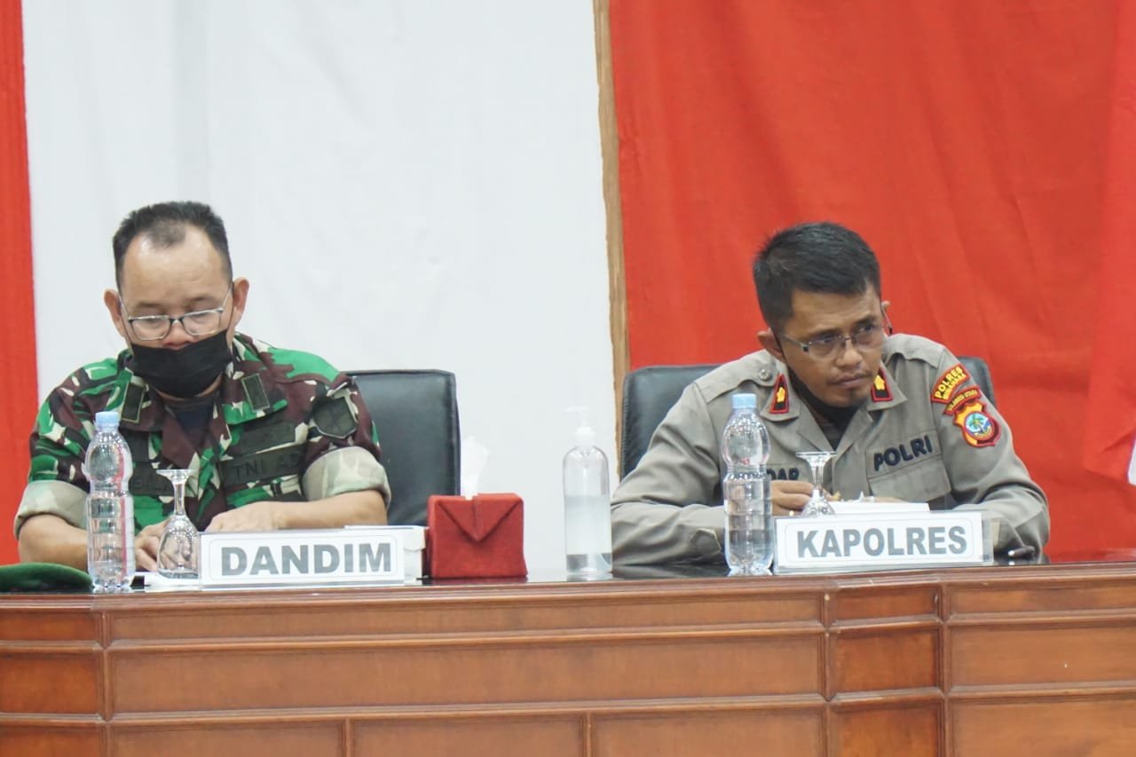 Kasdim 1302/Minahasa Hadiri Vicon Koordinasi Pengendalian Inflasi Daerah 3 IMG 20220905 WA0092 1