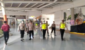 Polres Bandara Gelar Giat Patroli Seputaran Bandara Ngurah Rai