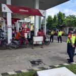Polres Klungkung Terjunkan Personelnya Amankan Sejumlah SPBU di Wilayah Klungkung