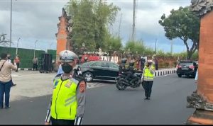 Pengamanan Kedatangan Ibu Wapres RI di Bandara Ngurah Rai