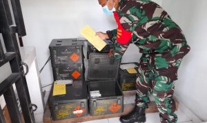 Kodim 1619/Tabanan Laksanakan Pengecekan Rutin Munisi dan Senjata
