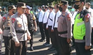 Polres Bandara Kerahkan 85 Personil Gelar Pasukan Ops Gapura Agung X-2022