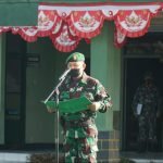 Upacara Bendera di Makodim 1302/Minahasa Berjalan Dengan Baik