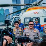 Pantau Situasi Jakarta, Kapolda Metro Jaya Laksanakan Patroli Udara