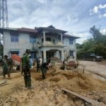 Yonarmed 19/105 Bogani, Bantu Pembangunan Masjid Di Perbatasan