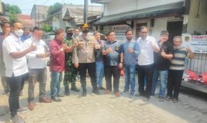 Danramil 11 Pasar Kemis Kapten Arm Tedi Susanto bersama Kapolsek Pasar Kemis