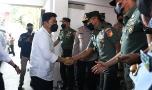 Kasdam XIII/Merdeka Mengantar Keberangkatan Menteri Agraria dan Tata Ruang