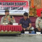 Kapolsek Banjarangkan Hadiri Rakor Sipandu Beradat Desa Tihingan
