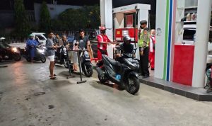 Cegah Penimbunan BBM, Polsek Klungkung Pantau SPBU di Wilayahnya