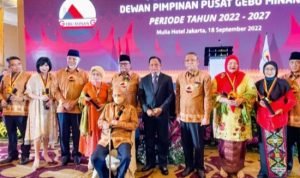 Gubernur Sumbar Hadiri Pengukuhan Pengurus Dewan Pimpinan Pusat Gebu Minang