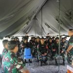 Pangdam II/Swj Kunjungi Satgas Pamtas RI-PNG Yonif Raider 142/KJ di Papua