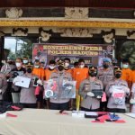 Polres Badung Rilis 13 Tersangka Kasus Kejahatan