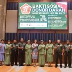 Sambut HUT ke-77 TNI, Korem 044/Gapo Gelar Baksos Donor Darah