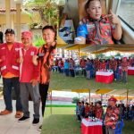 Gandeng PMI, Pelantikan PAC Pemuda Pancasila Kecamatan Baradatu Gelar Donor Darah