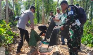 Pemkab dan Polres Way Kanan Tertibkan Penambang Emas Ilegal