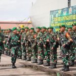 Pangdam II/Swj Berangkatkan Satgas Pamtas Darat RI-PNG Sektor Utara Yonif 143/TWEJ