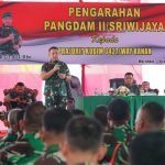 Pangdam II/Swj Kunjungi Satuan Jajaran Korem 043/Gatam