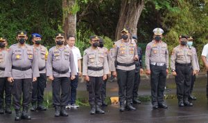 Kapolres Badung Hadiri Apel Gelar Pasukan Operasi Puri Agung VIII Tahun 2022