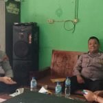 Sampaikan Pesan Kamtibmas Kapolsek Jawilan Bersama Bhabinkamtibmas Sambangi Pemdes Junti