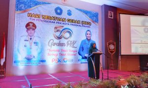 Tim TP PKK Kota Pangkalpinang Meriahkan Hari Kesatuan Gerak