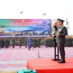 Pangdam II/Swj Pimpin Upacara Puncak Peringatan HUT ke-77 TNI di BKB Palembang
