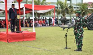 Upacara HUT TNI Ke-77 di Kodam XIII/Merdeka, Dipimpin Gubernur Sulut