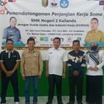 Penandatanganan Perjanjian Kerja Sama SMK Negeri 2 Kalianda Dengan Dunia Usaha dan Industri Kerja
