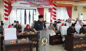 Rapat Paripurna DPRD Lampung Selatan Penyampaian Ranperda APBD Tahun 2023