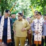 Gubernur Sumbar Didampingi Bupati Suhatri Bur Buka Secara Resmi Pelaksanaan TMMD Ke-115