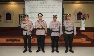 Kapolresta Denpasar Pimpin Serah Terima Jabatan Kapolsek Kuta Selatan