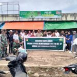 Kodim 1302/Minahasa Gelar Karya Bakti Bersihkan Pasar Tondano