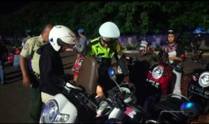 Antisipasi Geng Motor Polres Lebak Polda Banten Melaksanakan Patroli Gabungan