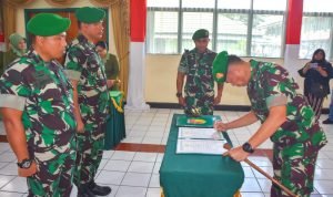 Brigjen Mukhlis Memimpin Upacara Sertijab Dandim 1312/Talaud