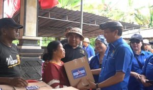 Demokrat Bali Datangi Korban Banjir Jembrana, Made Mudarta: Instruksi Ketua Umum Bantu Korban Terdampak