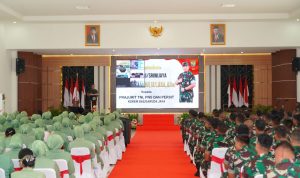 Kunker ke Makorem 045/Gaya, Pangdam II/Swj Sampaikan Program-program Unggulan TNI AD