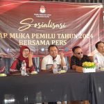 Jelang Pemilu 2024, KPU Blora Gelar Sosialisasi Tatap Muka Dengan Insan Pers