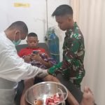 Satgas Yonarmed 19 Bogani Bantu Pengobatan dan Sunatan Gratis