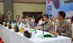 Kapolda Bali Dampingi Wakapolri Pimpin Pelaksanaan TFG dalam Rangka Presidensi G20