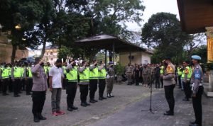 Kapolres Badung Pimpin Apel Kesiapan Pengamanan Badung Youth Festival 2022