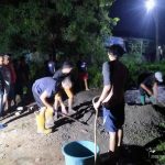 Warga Perumahan Cluster Setia Gotong Royong Ngecor Jalan