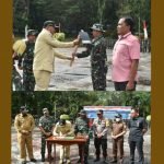 Bupati Halsel Irup Upacara Pembukaan TMMD Ke 115