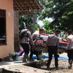 Pasca banjir Surut di Candipuro, Polisi Geruduk Pemukiman Warga