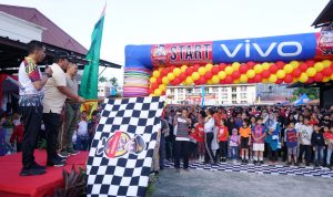 Kapolda Lampung Bersama Gubernur dan Unsur TNI Buka Jalan Sehat