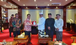 Wakil Bupati Gianyar Terima Kunjungan Bupati Banyuasin Terkait Satu Data