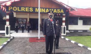 Peringati Hari Pahlawan, Wakapolres Minahasa Irup di Upacara