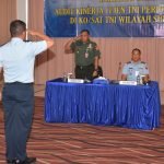 Taklimat Akhir Audit Kinerja Itjen TNI Periode IV TA 2022 di Wilayah Sumbagsel