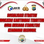 Hadiri Zoom Meeting, Kasat Samapta Polres Minahasa dan Jajaran